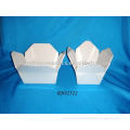 White Porcelain 7.75" French Fries Box